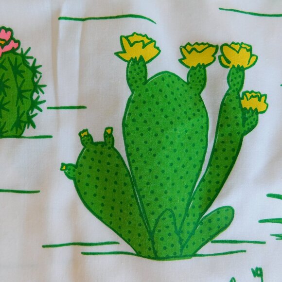 NOS Vested Gentress Sonoran Desert agave barrel paddle prickly pear cactus dress - Picture 5 of 16